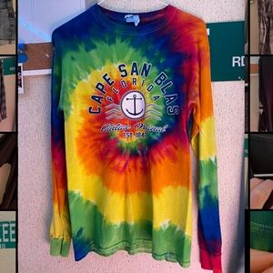 Long sleeve tie dye tshirt